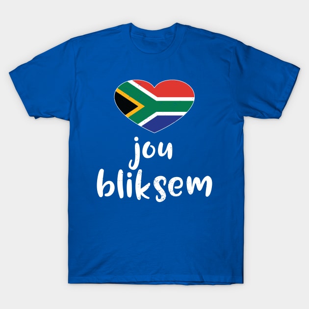 South African Funny Saying Jou Bliksem T-Shirt by Antzyzzz